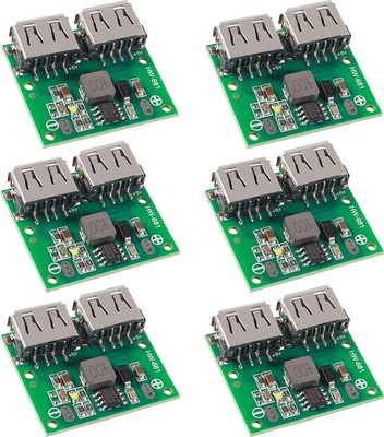 6 Stück USB DC-DC Lade Step-Down Spannungsregler Netzteil Modul auf 5V 3A