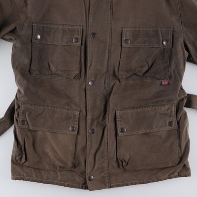 Used Belstaff padded waxed cotton oiled jacket made in England
