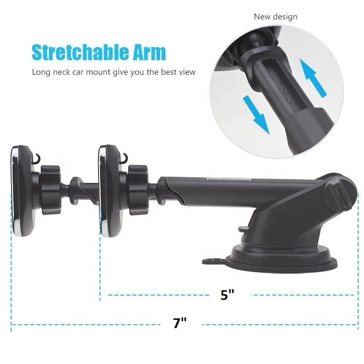 Magnetic Car Holder Windshield Dash Suction Cup Mount Stand for Cell Phone GPS - Image 3 of 4