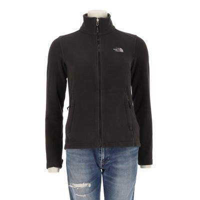 The North Face Damen TNF Schwarze Fleecejacke Größe S #QWE4271