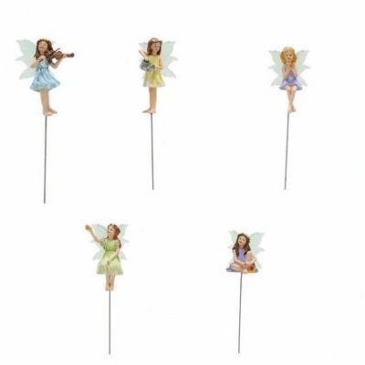 5 Stück Feenpfahl Miniatur Gartenkunst Outdoor für Gärtner, Bastler