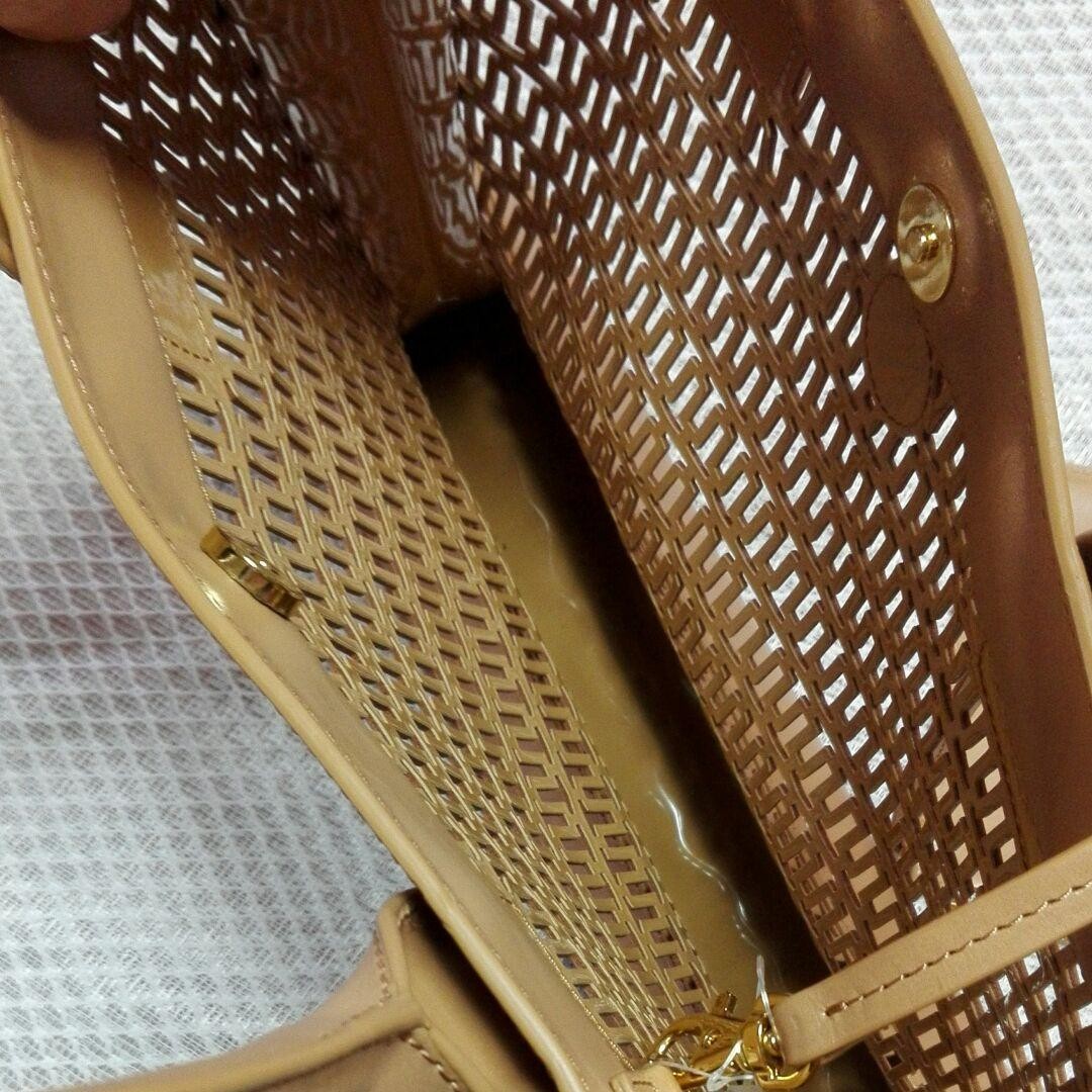 Tory Burch Mesh Tote Bag Leather Magnetic Closure Women's From Japan thumbnail 21