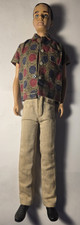 1960 Ken Doll Vintage Flocked Brunette Hair Original Barbie  s Boyfriend Japan