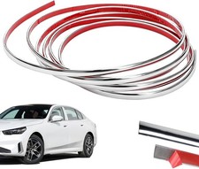 Selbstklebende Chrom Zierleiste 6mm 5m Univer...