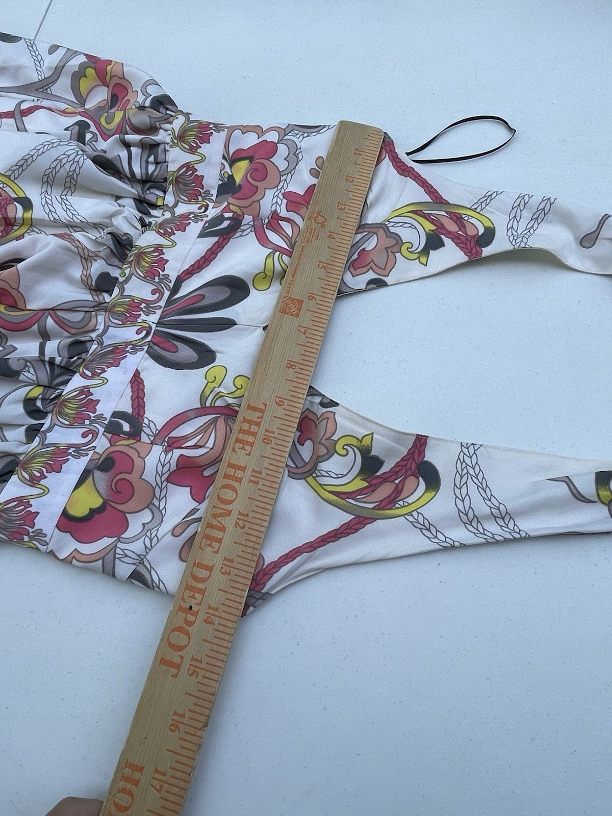 Y2K coachella Festival Babydoll Halter Dress Sz 6 Handkerchief Hem Fairy Boho thumbnail 6