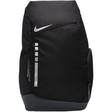 Nike Mens Hoops Elite Backpack, Black Anthracite and Metallic Silver