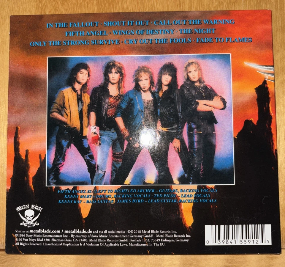 Fifth Angel - Fifth Angel (CD, Digipak, Metal Blade 2018) - Bild 2 von 3