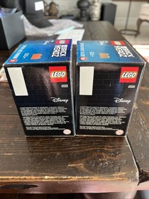 2 PIRATES CARIBBEAN ~ Lego BRICK HEADZ Lot ~ CAPTAIN SPARROW 41593 Salazar 41594