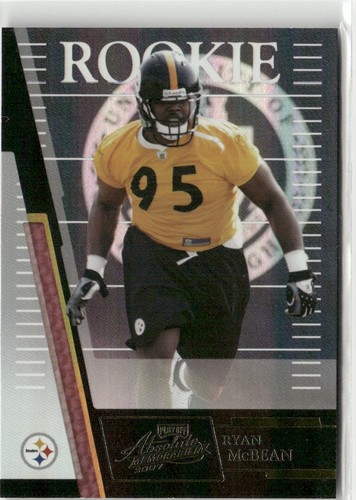 2007 Playoff Absolute Memorabilia Ryan McBean Rookie 498/699 Pittsburgh Steelers - Picture 1 of 2