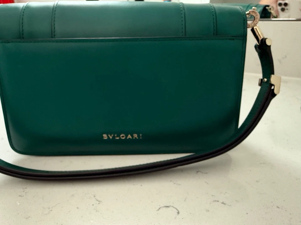 Monedero de cuero verde Bvlgari  Foto 3 de 3