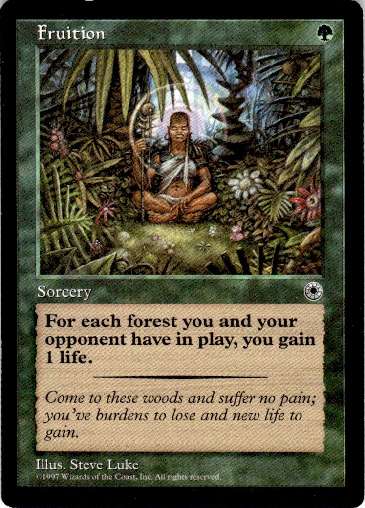 1997 Portal Magic The Gathering Fruition LP