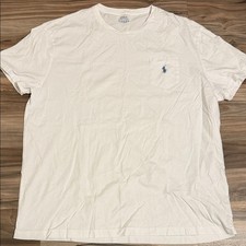 Polo Ralph Lauren Classic Fit Pocket Tee Cotton T Shirt White Men  s Size XXL