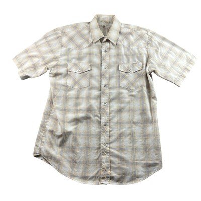 Chemise Western à Manches Longues – Checker Print
