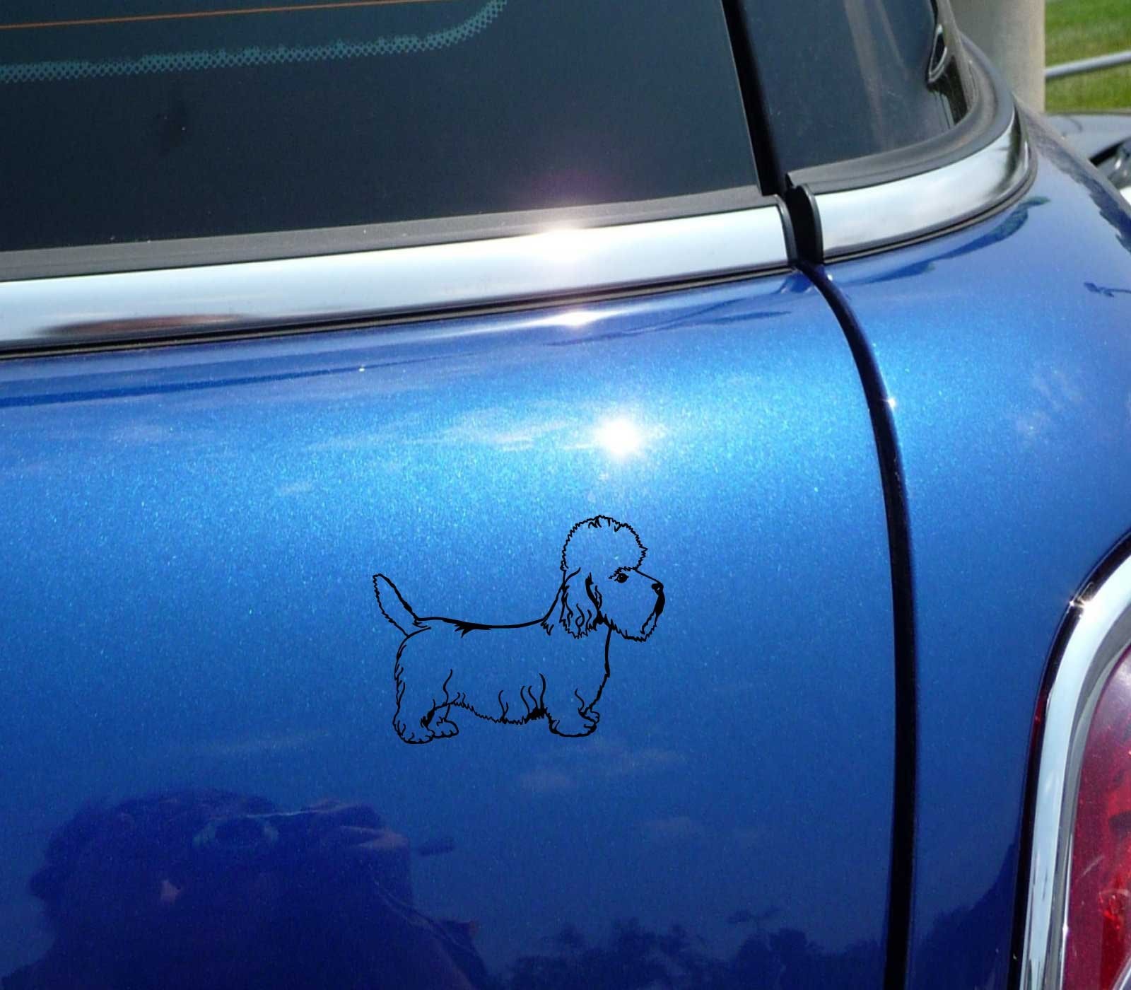 Dandie Dinmont Terrier Graphic Decal Sticker for Car Wall Art Decor