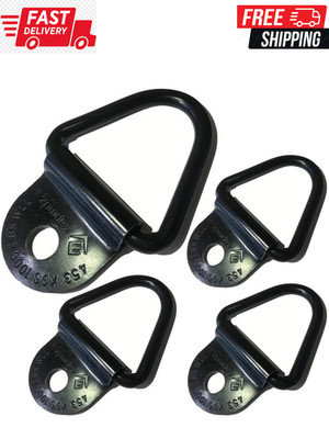 Heavy Duty Truck Bed Tie Down Anchors Rings Trailers Hook Cargo Bolt on V Ring