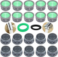 Faucet Aerator, 1.5 GPM Flow Restrictor Plug-In Faucet Aerator Replacement Parts