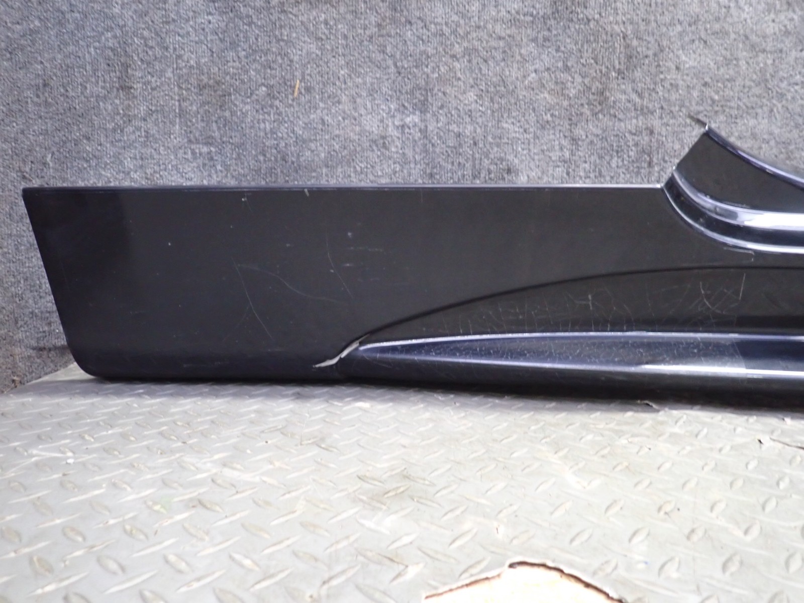 2012 MASERATI GRANTURISMO S M145 COUPE SIDE SKIRT ROCKER PANEL MOLDING SET OF 2