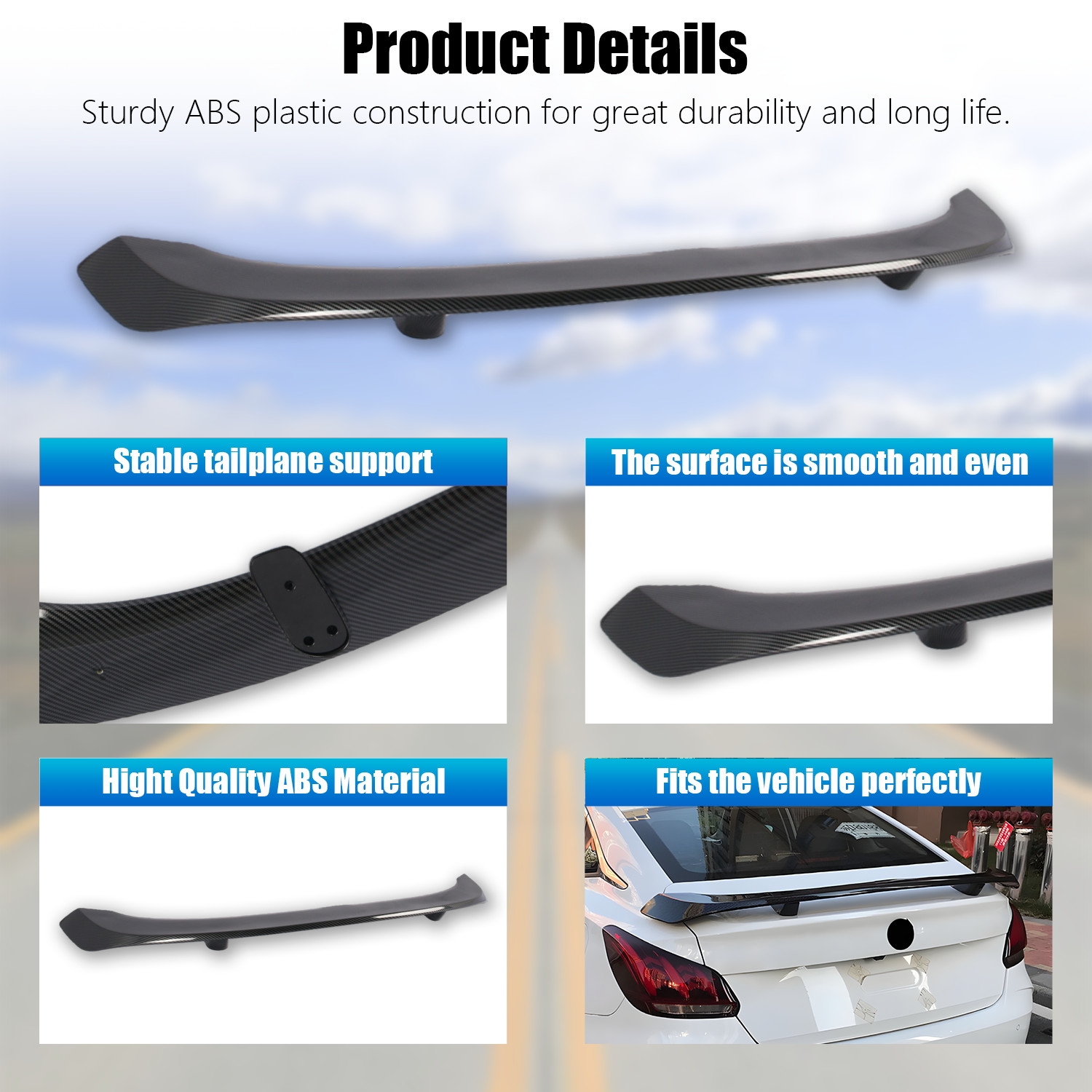 Maserati Quattroporte REAR Rear spoiler