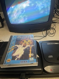 Silpheed Sega CD 1993 Complete with Box and Instructions