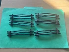 Vintage Marx Toys Dark Brown 6" Split Rail Fence Farm/Ranch Playset Lot of (6)