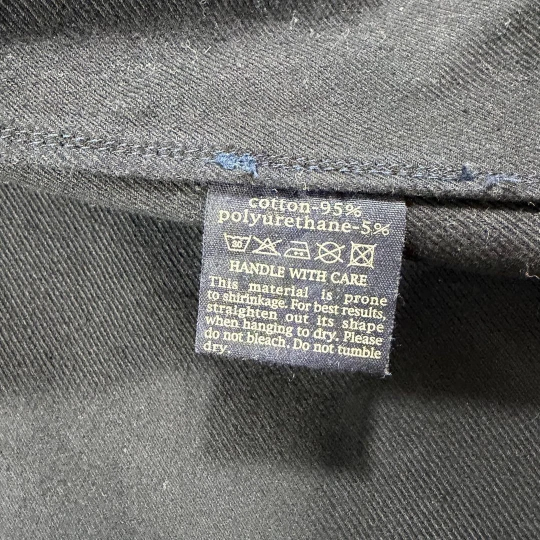 45rpm Cotton Tailored Jacket Navy R Embroidery Men’s Excellent condition JPN image 7