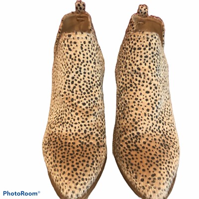 Chinese Laundry Size 5 Bootie. Faux Leopard Print Lightly Worn | eBay