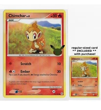 POKEMON Diamond&Pearl 1ST PARTNER Celebrations JUMBO Gen4 Starter 76 CHIMCHAR +1