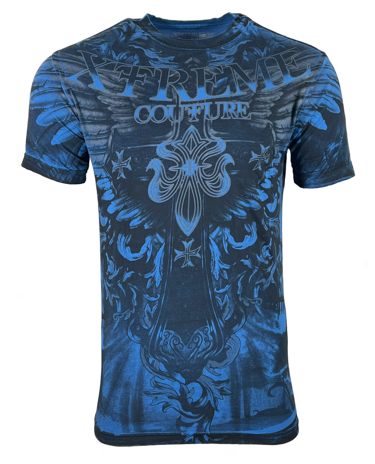 Xtreme Couture By Affliction Men's T-Shirt WROUGHT IRON Cross Wings S-5XL
Opens in a new window or t