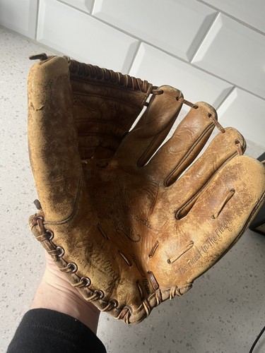 vintage left hand rawlings mantle glove MM5 1957 to 1971 - baseball - Picture 3 of 15