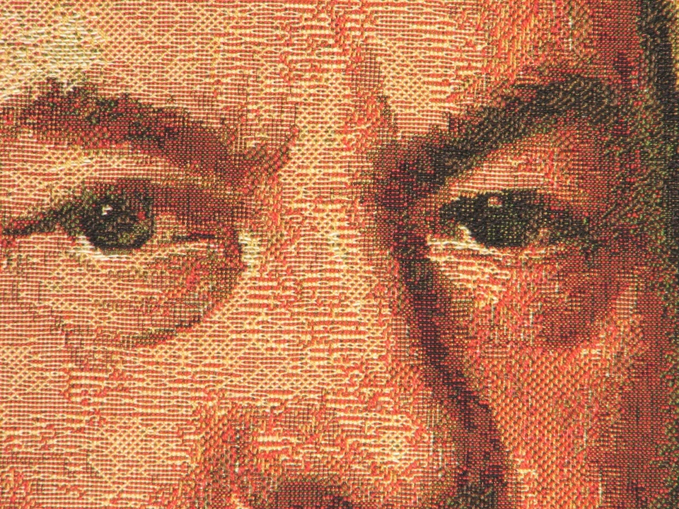 18" 45CM FAMOUS COMPOSERS "BACH" BELGIAN TAPESTRY CUSHION COVER WITH ZIP, 1831 - Image 4 of 4