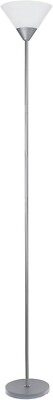 Argos Home Uplighter Stehleuchte - Silber schlanke Oberfläche E27 LED Leuchtmittel 25cm Leuchte Lampe