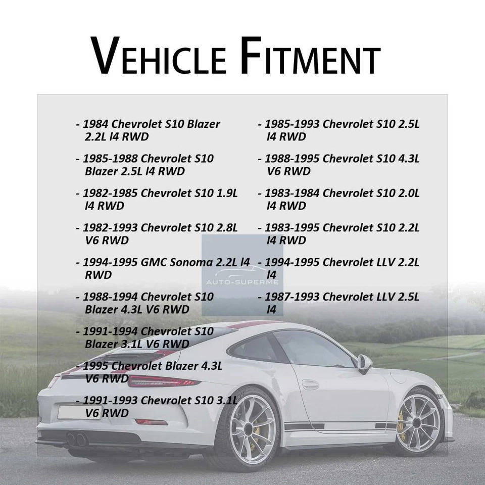 Braço de controle completo dianteiro externo e inferior 4x para Chevrolet S10 2.5L RWD 1985-1993 - Imagem 3 de 4