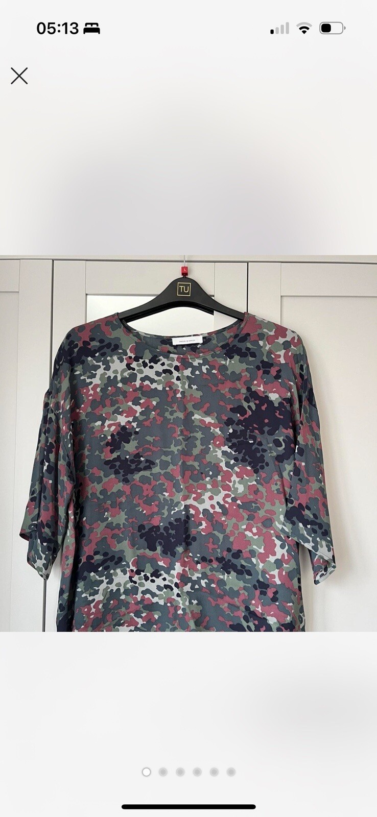 samsoe samsoe ladies multicolour short sleeve blo… - image 1