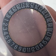 Generic Date 3/6 Black Date Disk Wheel Date Wheel for ETA2824-2 2892 Movement