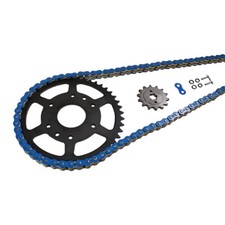 Kit Catena EK-Chain 520 MVXZ-2 per Ducati 888 SP5 Modello Anno 1993 Colore Blu