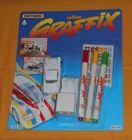 vintage Matchbox GRAFFIX white Corvette + Ford Van MOC