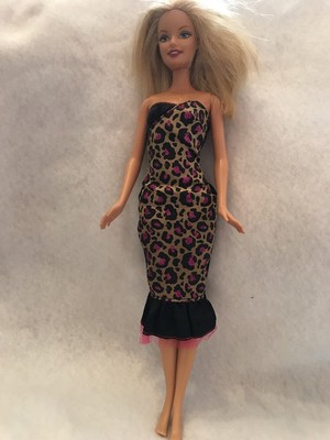barbie leopard print dress