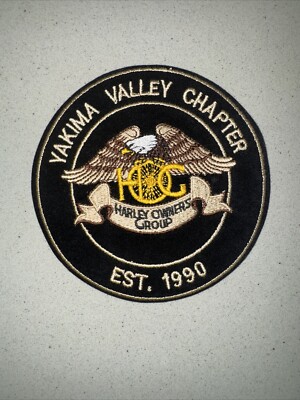 Harley Owners Group Yakima Valley Chapter Patch Embroidered