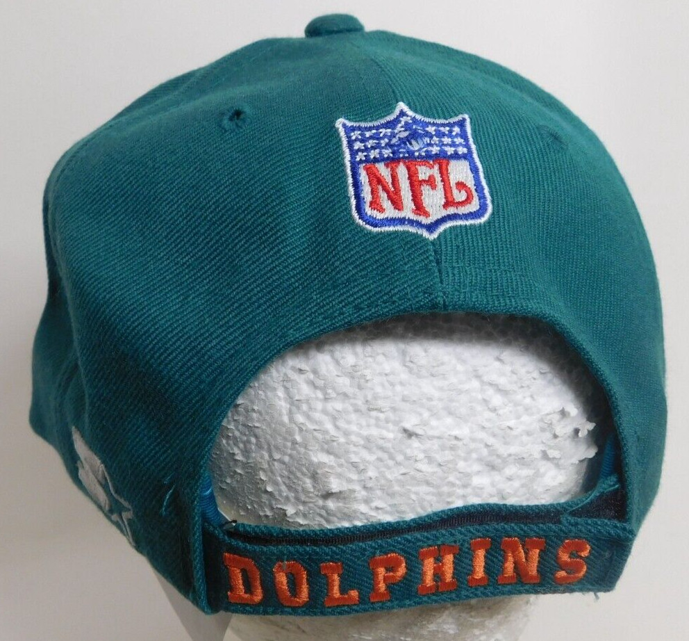 VTG 90s Starter Hat Miami Dolphins Pro Line Logo NFL Deadstock Medium Cap