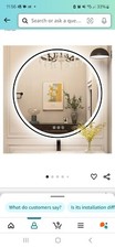 LED, Bluetooth Speaker Wallmounted Mirror