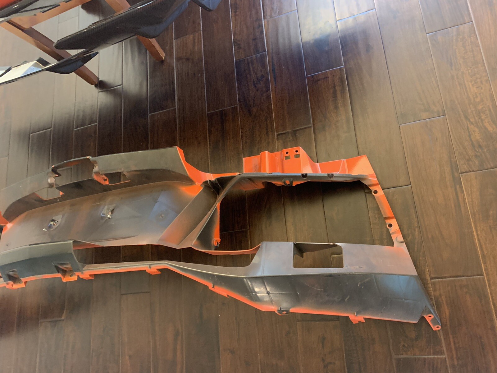 Lamborghini Aventador Rear Bumper W Carbon Fiber Diffuser & Inserts OEM 10-14
