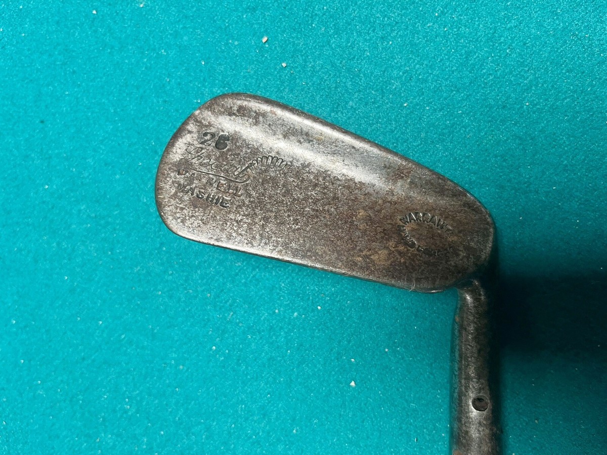Maxwell special hickory Golf Mashie Flanged Sole. Nice Player Club