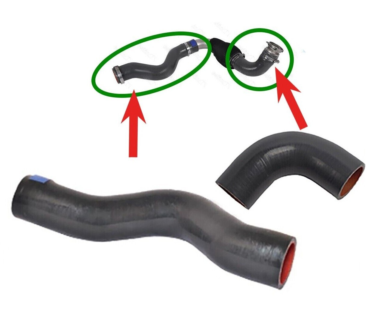 Intercooler Turbo Hose Set For Vivaro A 2.5 Cdti Trafic II 2.5 dCi 93856816