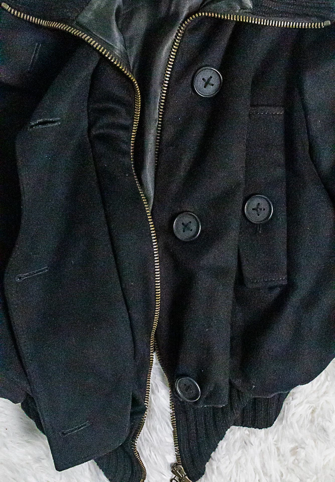 STELLA MCCARTNEY WOMEN'S SIZE 42 SHORT BLACK SWEATER JACKET - Image 2 of 4