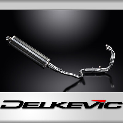 Kawasaki Versys-X 300 17-23 Complete Exhaust 2-1 18'' Oval Carbon Muffler
