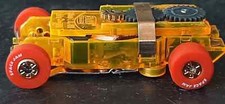 New Auto World Translucent Orange LWB Thunderjet HO Slot Car Chassis Runs on AFX