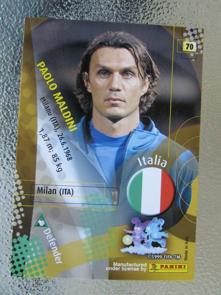 MALDINI 2002 Panini World Cup Card ITALY | eBay