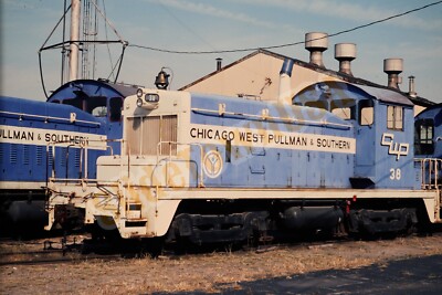 Vintage 1981 Train Slide 38 Chicago West Pullman & Southern Engine X8R149