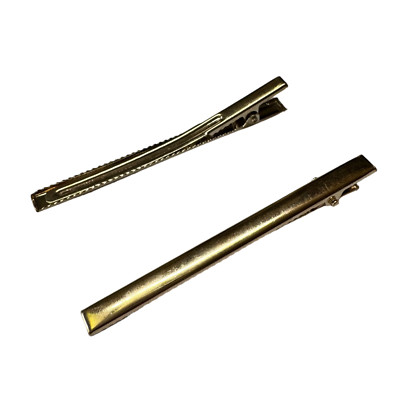 Alligator Clip With Teeth 75mm x 10 pcs Gold