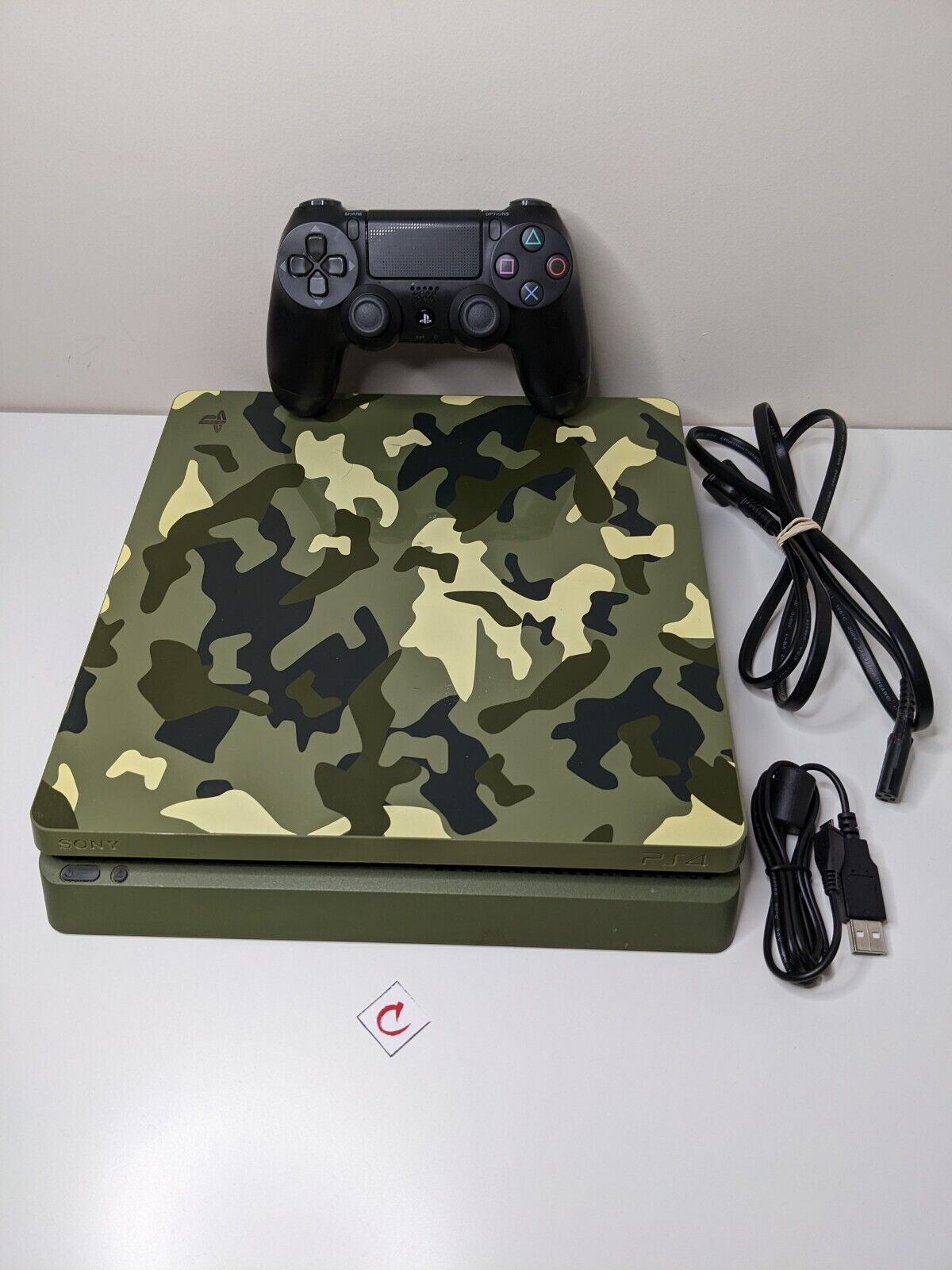 PlayStation 4 PS4 CoD WWII Limited Edition Green Camo 1TB Console CUH-2115B 711719510130 | eBay